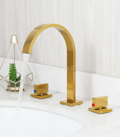 Bathroom surface faucets